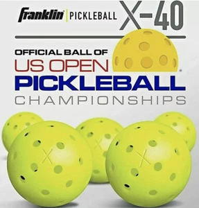 (12) Franklin X40 Pickleball Balls - Outdoor Balls - Loose - Picture 1 of 3