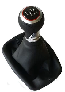 PASST FÜR AUDI A3 8L 96-03 1.8 1.9 2.0 LEDER 6G SCHALTKNAUF - SCHALTSACK  S1 - Bild 1 von 1