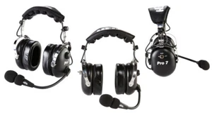 Heil Sound Pro 7 IC Black Aviation-Style Headset & Boom Mic for Icom Radios - Picture 1 of 4