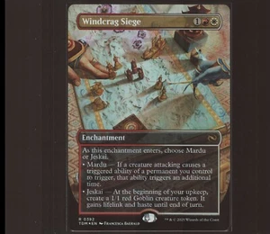 Windcrag Siege (Borderless) Tarkir: Dragonstorm Regular - Picture 1 of 2