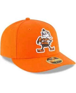 New Era 59FIFTY Cleveland Browns Omaha Throwback Low Profile Men's 7 5/8 Hat - Picture 1 of 4