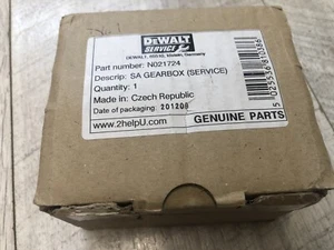 Genuine DeWalt Gearbox Dc940k Dc945k Dc930k Dc935k Dc920k Dc925k N021724 **NEW** - Picture 1 of 6