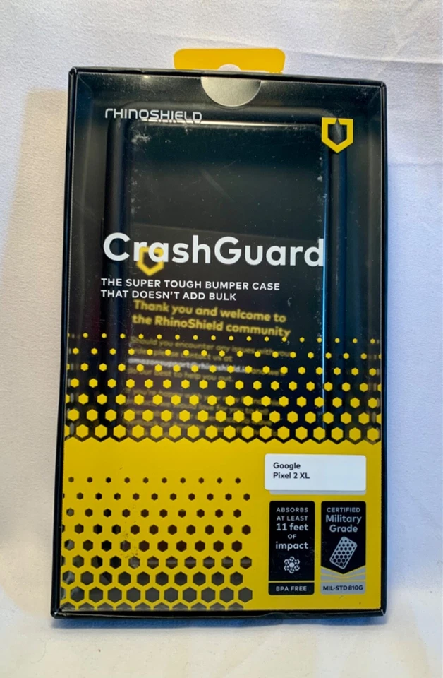 Protector de choque RhinoShield negro grado militar - Google Pixel 2 XL Foto 1 de 4