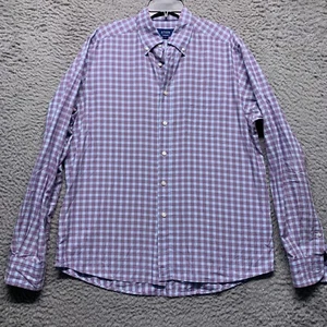 ETON Shirt Contemporary Gingham Plaid XL 43 17 Button Up Smart Casual - Picture 1 of 8