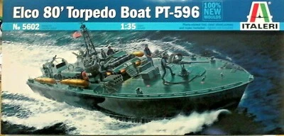  ITALERI 1:35 KIT NAVE MOTOSCAFO SILURANTE ELCO 80 TORPEDO BOAT PT-596 ART 5602 - Immagine 1 di 2
