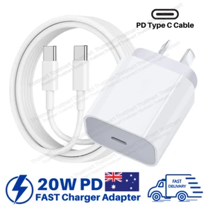 For iPhone 15 MacBook LG 20W PD Fast Charger Block USB Type C Wall Power Adapter - Picture 1 of 16