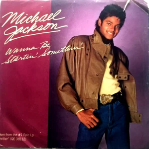 MICHAEL JACKSON - Wanna Be Startin Somethin- Vinyl 45rpm 1982 Epic 34-03914 - Imagen 1 de 4