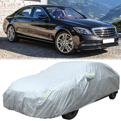 Car Cover Outdoor Dust Snow Rain UV Protection For Mercedes-Benz S400 S420 S500 Foto 1 de 4