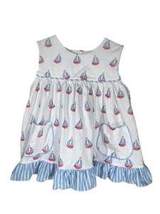 Shrimp and Grits Sailboat Top Size 6 - Picture 1 of 3