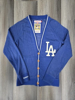 Mitchell & Ness LA Dodgers Cardigan XS Sweater MLB Cooperstown - Image 1 of 4