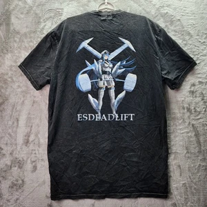 Camicia da palestra Crunchyswole anime 3XL nera Esdeath Esdeadlift bodybuilding parodia - Foto 1 di 12