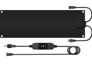 Walensee Tappetini Sciogli Neve per Scale, 10" x 30" Tappetini da Esterno Riscaldati in Grafene... - Foto 1 di 10