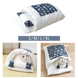 Cat Bed Mattress Cat House Shelter Pet Cat Sleeping Bag for Puppy Small Dogs - Picture 1 of 22