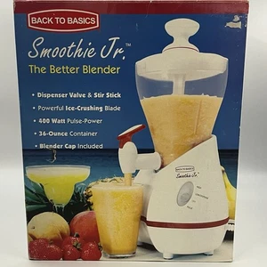 Back To Basics Smoothie Jr.  36oz. Blender White Excellent Condition New in Box - Picture 1 of 8