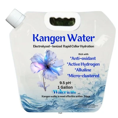 Enagic Kangen Water Bag 1 gallon 5pcs  EKS Kangen water BPA Free Bag - Image 1 of 4