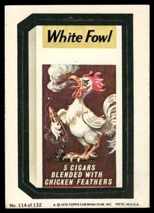 Topps Wacky Packages 1979 (segunda serie de repetición) #114b White Fowl - Imagen 1 de 2