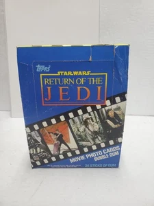 Vintage Star Wars ROTJ Empty Wax Box 1983 Topps RETURN of The Jedi LotB - Picture 1 of 15