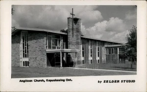 Canada RPPC Kapuskasing,ON Anglican Church Ontario Real Photo Postcard - Picture 1 of 5