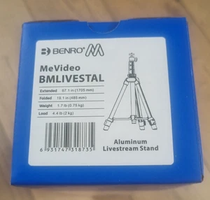 Benro MeVideo Livestream Aluminium Light Stand + Ball Head BMLIVESTAL - Picture 1 of 23
