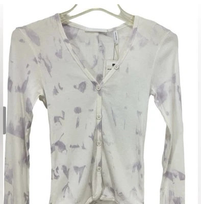 Nuevo con etiquetas Top térmico para mujer Helmut Lang pétalo pálido tie-dye pequeño Foto 1 de 4