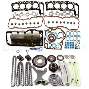 Juego de juntas de culata de kit de cadena de distribución para Jeep Commander Dodge Dakota Mitsubishi V8 - Imagen 1 de 10