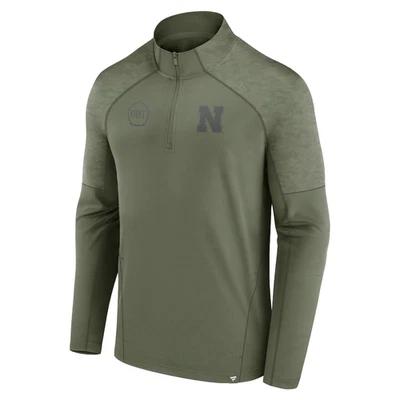 Chaqueta Nebraska Huskers OHT Apreciación Militar Raglán 1/4 Cremallera Para Hombre XL NUEVA CON ETIQUETAS Foto 1 de 4