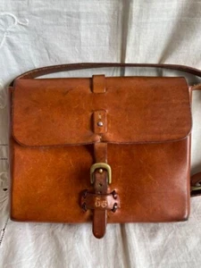 Henry Cuir Leather Shoulder Bag Pre-owned with Signs of Use - Picture 1 of 10