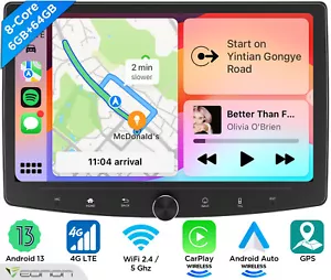 Eonon UA13SK Plus 10,1" 2DIN Android 13 8Kern 6+64 Autoradio Navi CarPlay 4G LTE - Bild 1 von 20