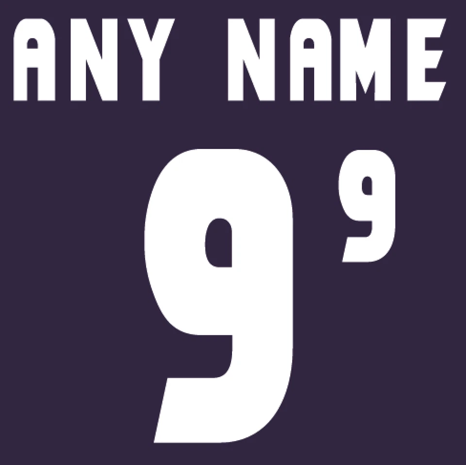 Escocia 1998 Cualquier Nombre Número Camiseta Fútbol Números Calor Fútbol Umbro