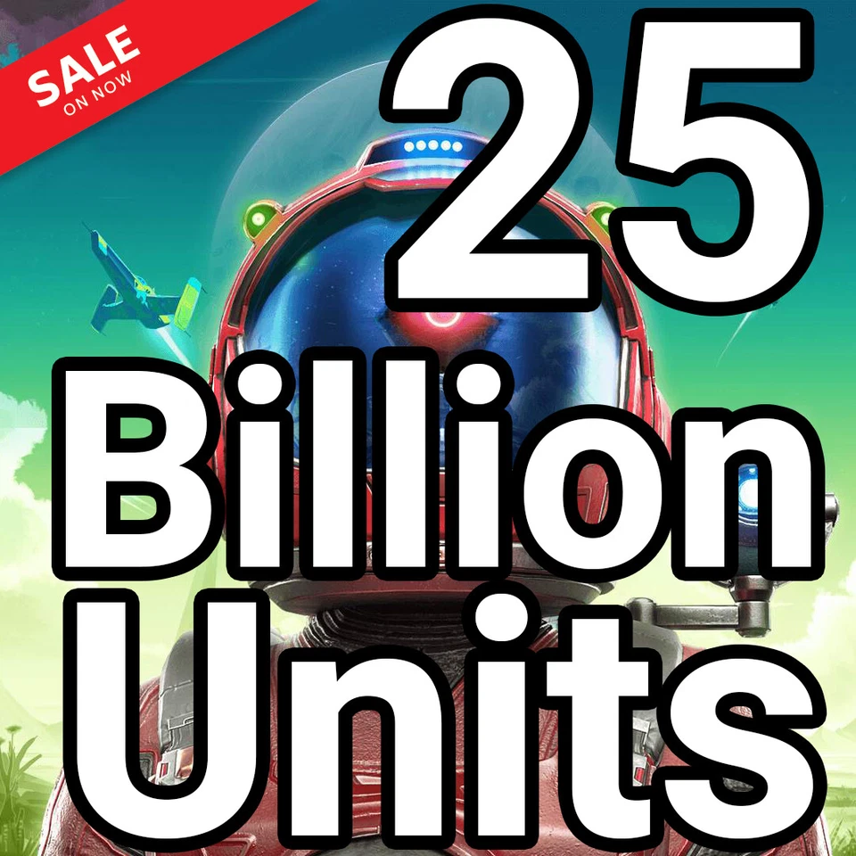 HELLO GAMES No Mans Sky 25 Billion Units - PC, Steam, XBOX, PS4 & PS5