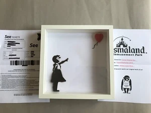 Rare Banksy Dismaland 3D Shadow Box - Picture 1 of 5