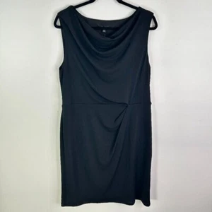 Ann Taylor Women's Black Sleeveless Midi Dress Size 14 - NWT - Picture 1 of 9
