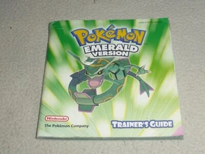 GAMEBOY ADVANCE POKEMON EMERALD VERSION TRAINERS GUIDE MANUAL ONLY NINTENDO PAL - Picture 1 of 3