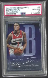 BRADLEY BEAL 2012-13 PANINI BRILLIANCE "B" SPELLBOUND RC #59 PSA 10 GEM POP 9 - Foto 1 di 2