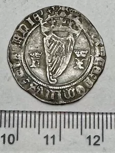 Henry VIII & Jane Seymour (3rd wife) Hammered Silver Tudor Groat, S.6473 (F149) - Picture 1 of 2