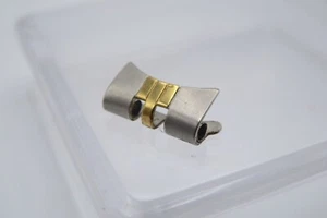 Tudor Princess Oysterdate end link steel/gold 595, 13mm - Picture 1 of 5