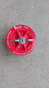 Oatey 33402 Mechanical Test Plug 3 in 5 Psi Back Plastic 110 Deg F 3 Inch Red - Picture 1 of 4
