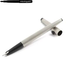 Vintage & Rare LAMY 26P Fountain Pen in Brushed Steel with OB-nib W.-Germany