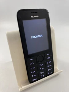 Nokia Corporation 207 RM-954 Black Unlocked 256MB 2.4"Mobile Button Phone - Picture 1 of 13