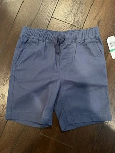 Nautica Boys’ Flat Front Pull On Chino Shorts • Slate Blue • Size 6 New With Tag - Picture 1 of 3