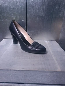 Zapatos de salón TOD'S como nuevos talla 39,5 negros cuero auténtico tacón alto Tods #1505 - Imagen 1 de 13