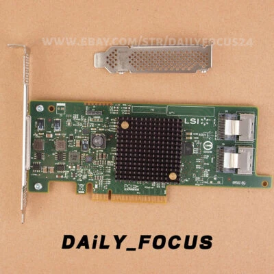 OEM LSI 9207-8i IT MODE HBA 6Gb/s PCI-E 3.0 SAS2308 ZFS UNRAID FREENAS - Image 1 of 4