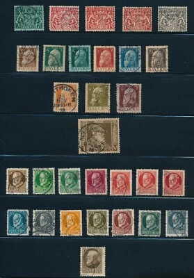 GERMANY - BAVARIA  *37 USED (1911 - 1920)*  - Image 1 of 4