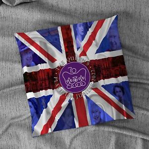 Platinum Jubilee - A Look Back In Time - Design 18" x 18" Cushion