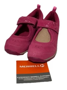 TOTALMENTE NUEVO Merrell Jungle Moc Burst 2 Niños Rosa Flor Talla 4 Juvenil MC51966 LEER - Imagen 1 de 7