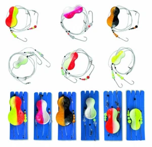 Zebco Flatty Teaser Inline Rig - Buttlöffel-Vorfach Plattfischmontage Flunderrig - Bild 1 von 8