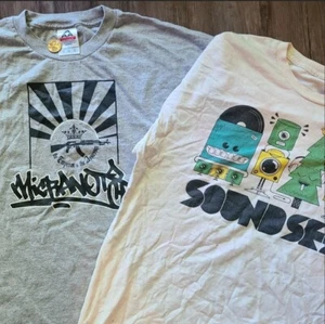 Atmosphere hip hop Rhymesayers Ent vintage RARA primi anni 2000 Rap Tee Micronots - Foto 1 di 9