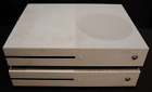 Lot de 2 consoles Microsoft Xbox One S POUR PIÈCES OU RÉPARATION SEULEMENT