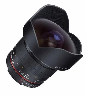 Samyang 14mm F2.8 Wide Angle Lens with AE Chip for Nikon Digital SLR - SY14MAE-N - Image 1 of 4