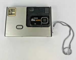 Vintage Kodak Disc 4000 Camera 1980s Silver Compact Film Camera – Untested - Picture 1 of 4